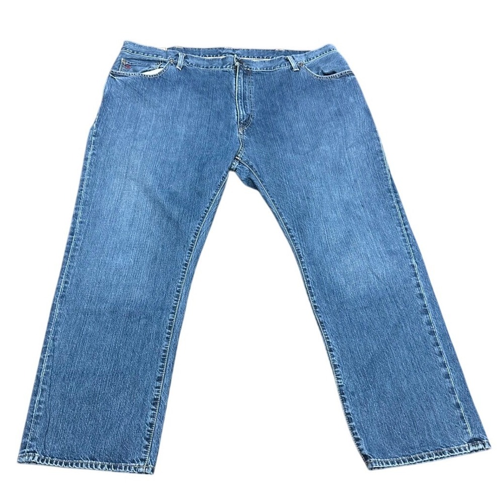 Polo Ralph Lauren Authentic Dungarees Mens 44B x 30 Blue Denim Jeans StraightLeg